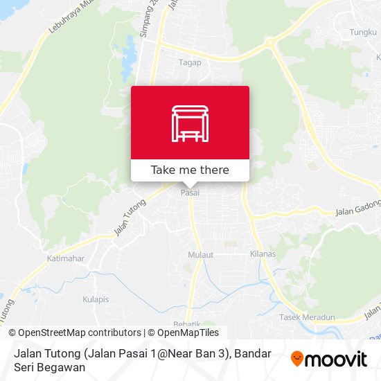 Jalan Tutong (Jalan Pasai 1@Near Ban 3) map
