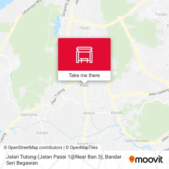 Jalan Tutong (Jalan Pasai 1@Near Ban 3) map