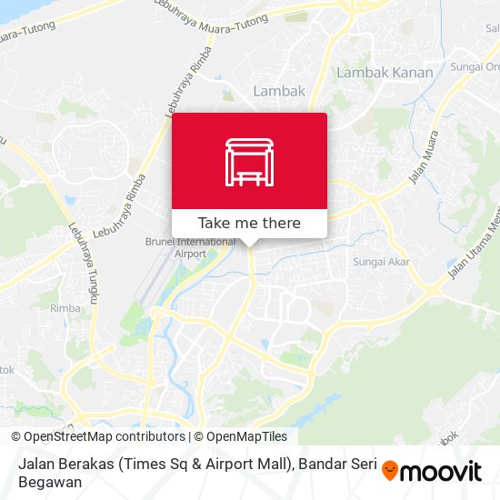 Jalan Berakas (Times Sq & Airport Mall) map