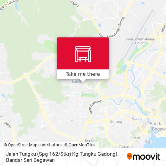 Jalan Tungku (Spg 162 / Stkrj Kg Tungku Gadong) map
