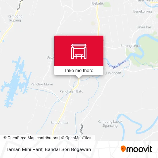 Taman Mini Parit map