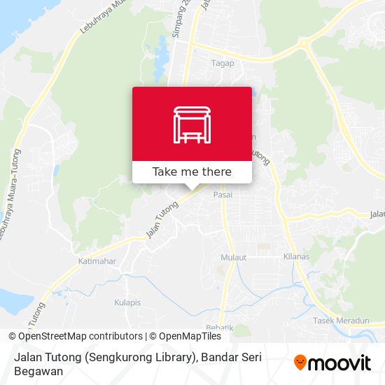 Jalan Tutong (Sengkurong Library) map