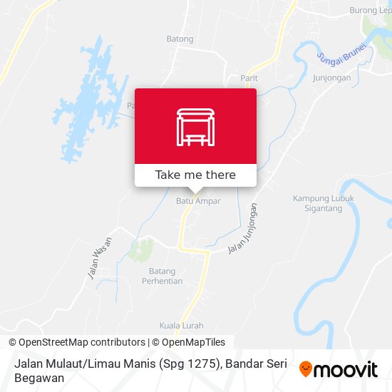 Jalan Mulaut / Limau Manis (Spg 1275) map