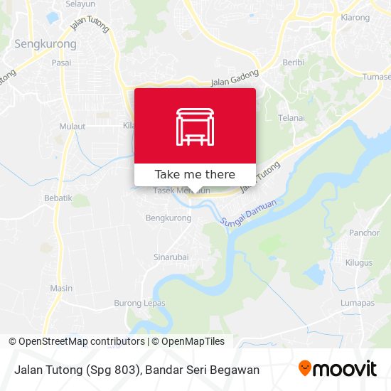 Jalan Tutong (Spg 803) map