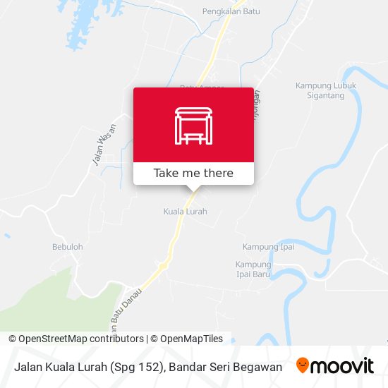 Peta Jalan Kuala Lurah (Spg 152)