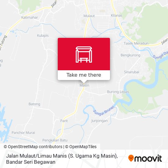 Jalan Mulaut / Limau Manis (S. Ugama Kg Masin) map