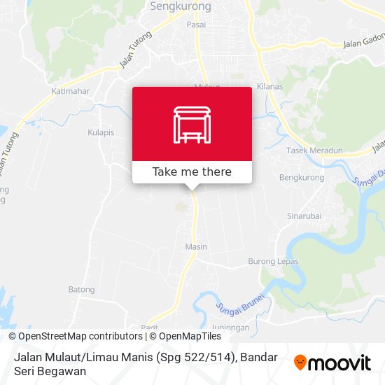 Jalan Mulaut / Limau Manis (Spg 522 / 514) map