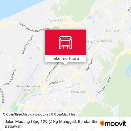 Jalan Madang (Spg 129 @ Kg Manggis) map