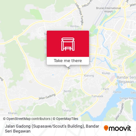 Jalan Gadong (Supasave / Scout's Building) map