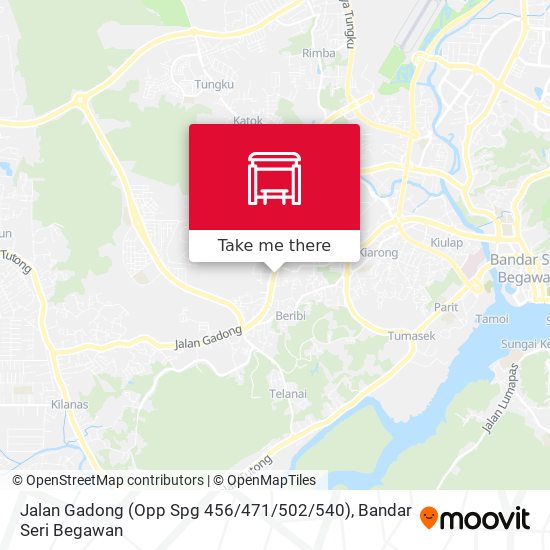 Jalan Gadong (Opp Spg 456 / 471 / 502 / 540) map