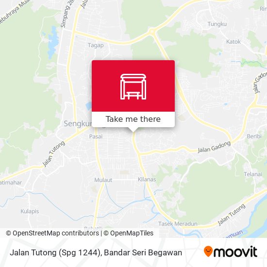 Jalan Tutong (Spg 1244) map