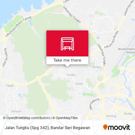 Jalan Tungku (Spg 342) map