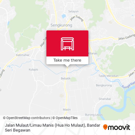 Jalan Mulaut / Limau Manis (Hua Ho Mulaut) map
