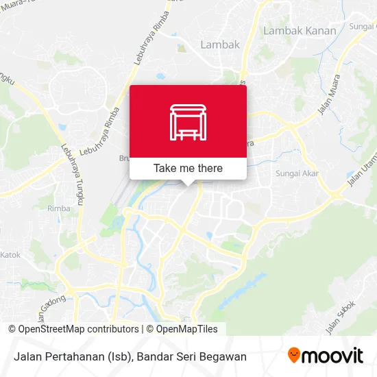 Jalan Pertahanan (Isb) map