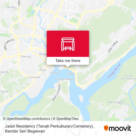 Jalan Residency (Tanah Perkuburan / Cemetery) map