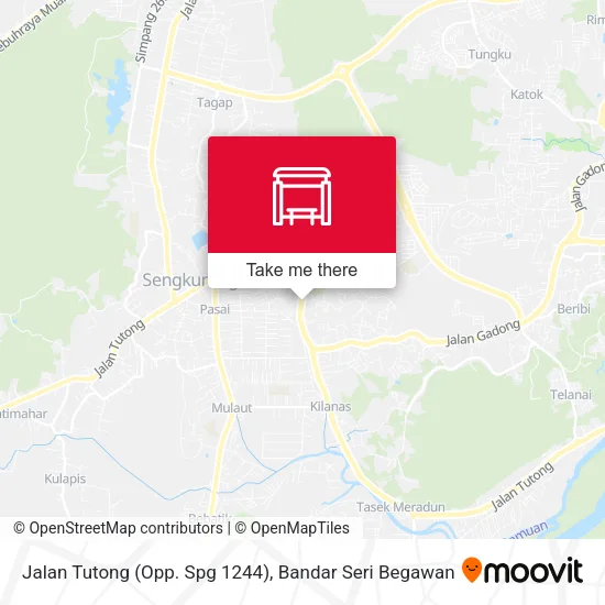 Jalan Tutong (Opp. Spg 1244) map