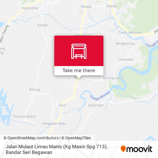 Jalan Mulaut Limau Manis (Kg Masin Spg 713) map