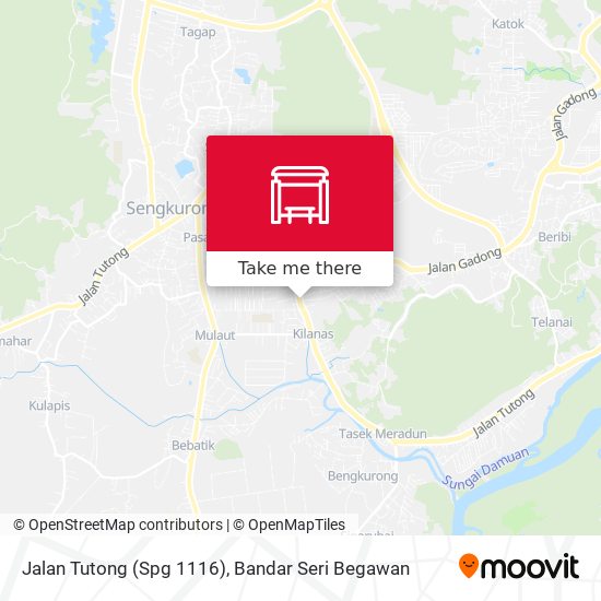 Jalan Tutong (Spg 1116) map