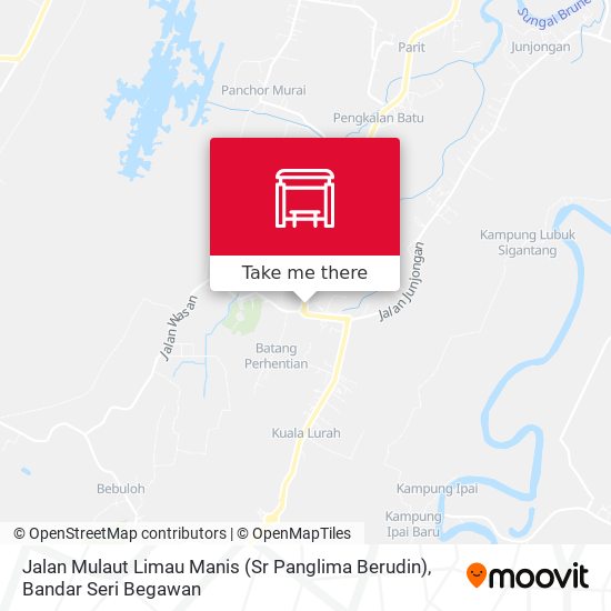 Jalan Mulaut Limau Manis (Sr Panglima Berudin) map