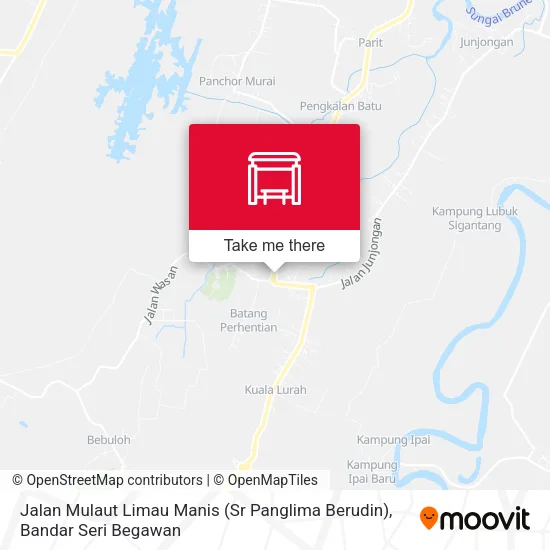 Jalan Mulaut Limau Manis (Sr Panglima Berudin) map