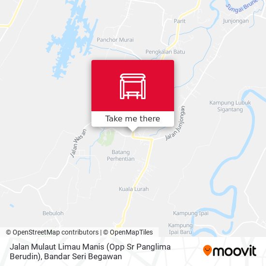 Jalan Mulaut Limau Manis (Opp Sr Panglima Berudin) map