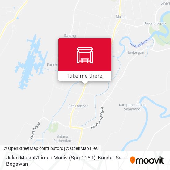 Jalan Mulaut / Limau Manis (Spg 1159) map