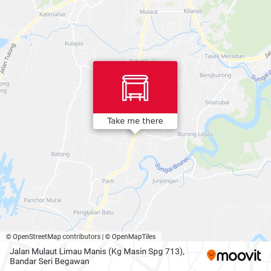 Jalan Mulaut Limau Manis (Kg Masin Spg 713) map
