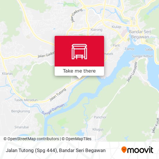 Jalan Tutong (Spg 444) map