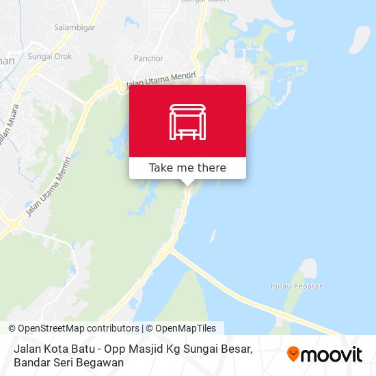Jalan Kota Batu - Opp Masjid Kg Sungai Besar map