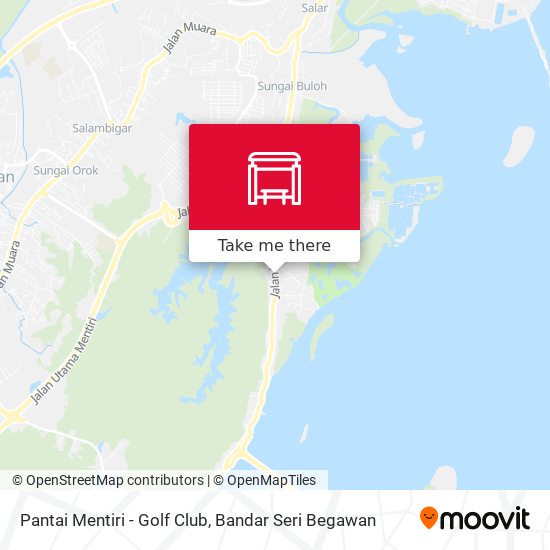 Pantai Mentiri - Golf Club map