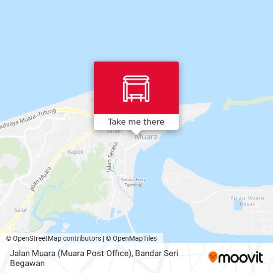 Jalan Muara (Muara Post Office) map