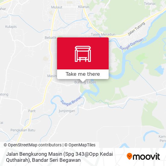 Jalan Bengkurong Masin (Spg 343@Opp Kedai Quthairah) map