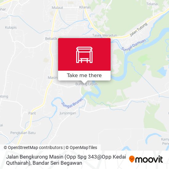 Jalan Bengkurong Masin (Opp Spg 343@Opp Kedai Quthairah) map