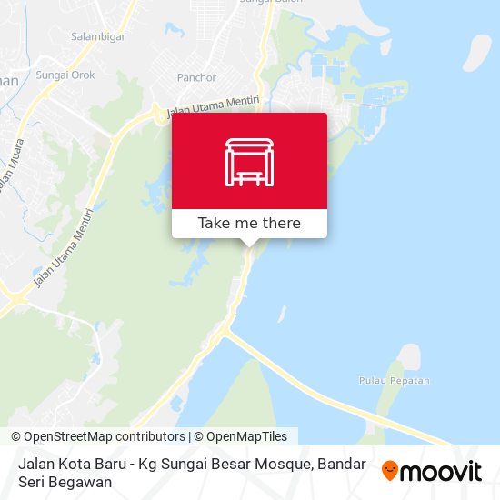Jalan Kota Baru - Kg Sungai Besar Mosque map