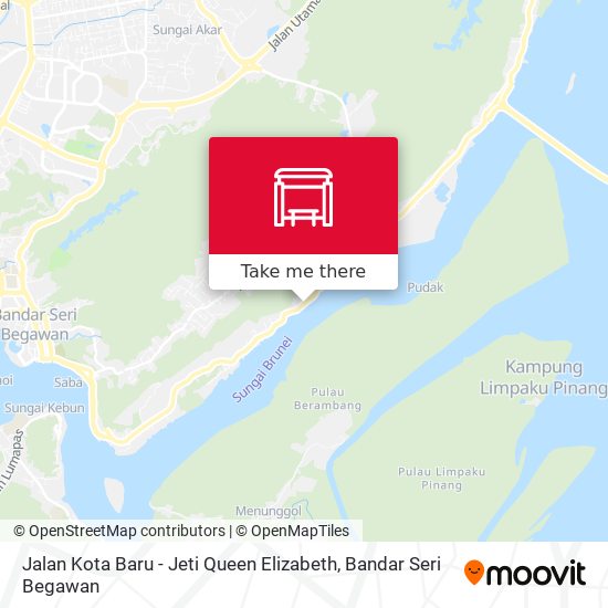 Jalan Kota Baru - Jeti Queen Elizabeth map