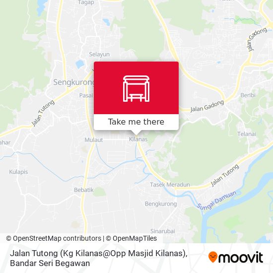 Jalan Tutong (Kg Kilanas@Opp Masjid Kilanas) map
