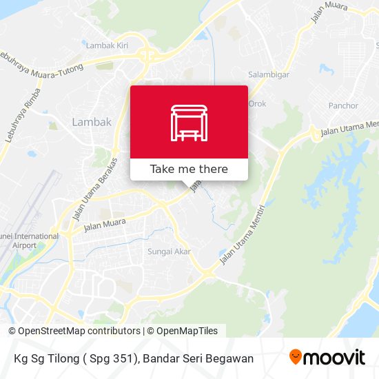 Kg Sg Tilong ( Spg 351) map