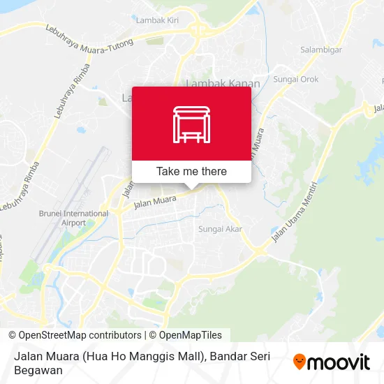 Peta Jalan Muara (Hua Ho Manggis Mall)