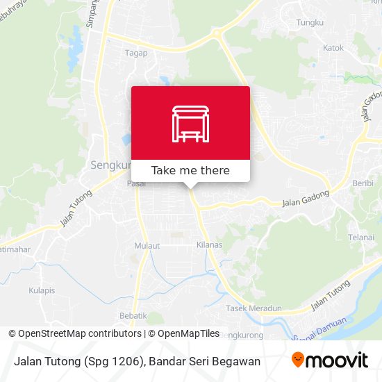 Jalan Tutong (Spg 1206) map