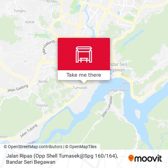 Jalan Ripas (Opp Shell Tumasek@Spg 160 / 164) map
