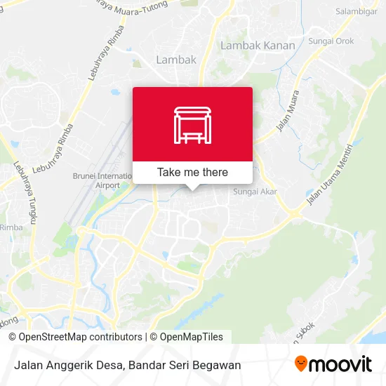 Jalan Anggerik Desa map