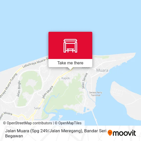 Jalan Muara (Spg 249 / Jalan Meregang) map