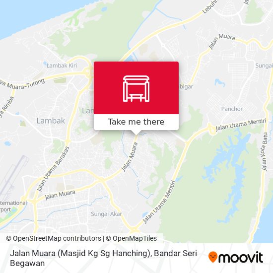 Jalan Muara (Masjid Kg Sg Hanching) map