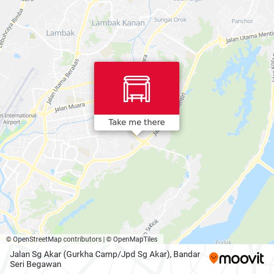 Jalan Sg Akar (Gurkha Camp / Jpd Sg Akar) map