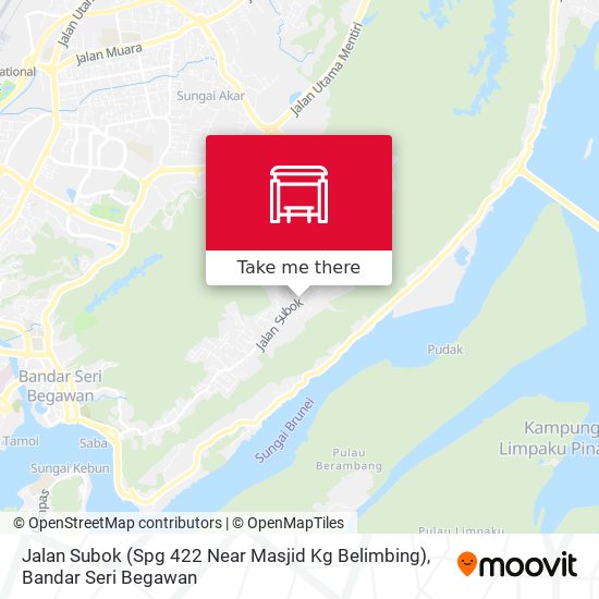 Jalan Subok (Spg 422 Near Masjid Kg Belimbing) map