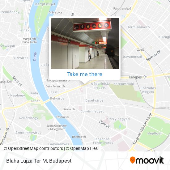 Blaha Lujza Tér M map