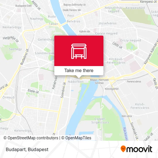 Budapart map