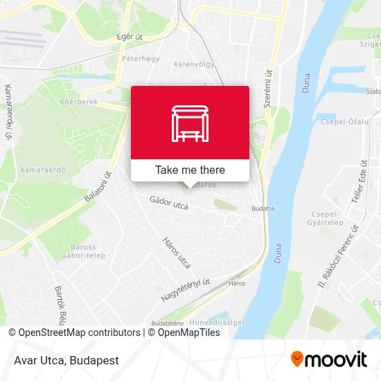 Avar Utca map