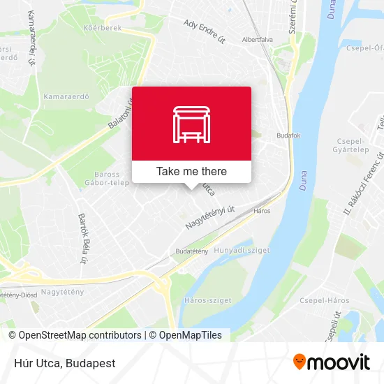 Húr Utca map