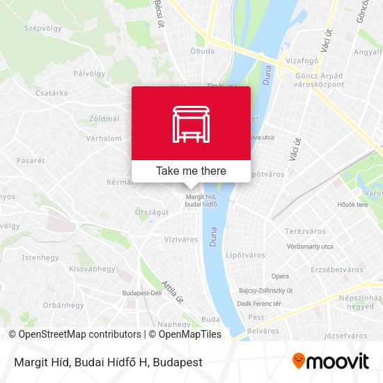 Margit Híd, Budai Hídfő H map